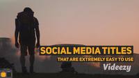 Bold Social Media Titles