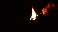Lighting-matches-night