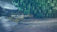 Ground Glass Parallax 4K Opener After Effects Template