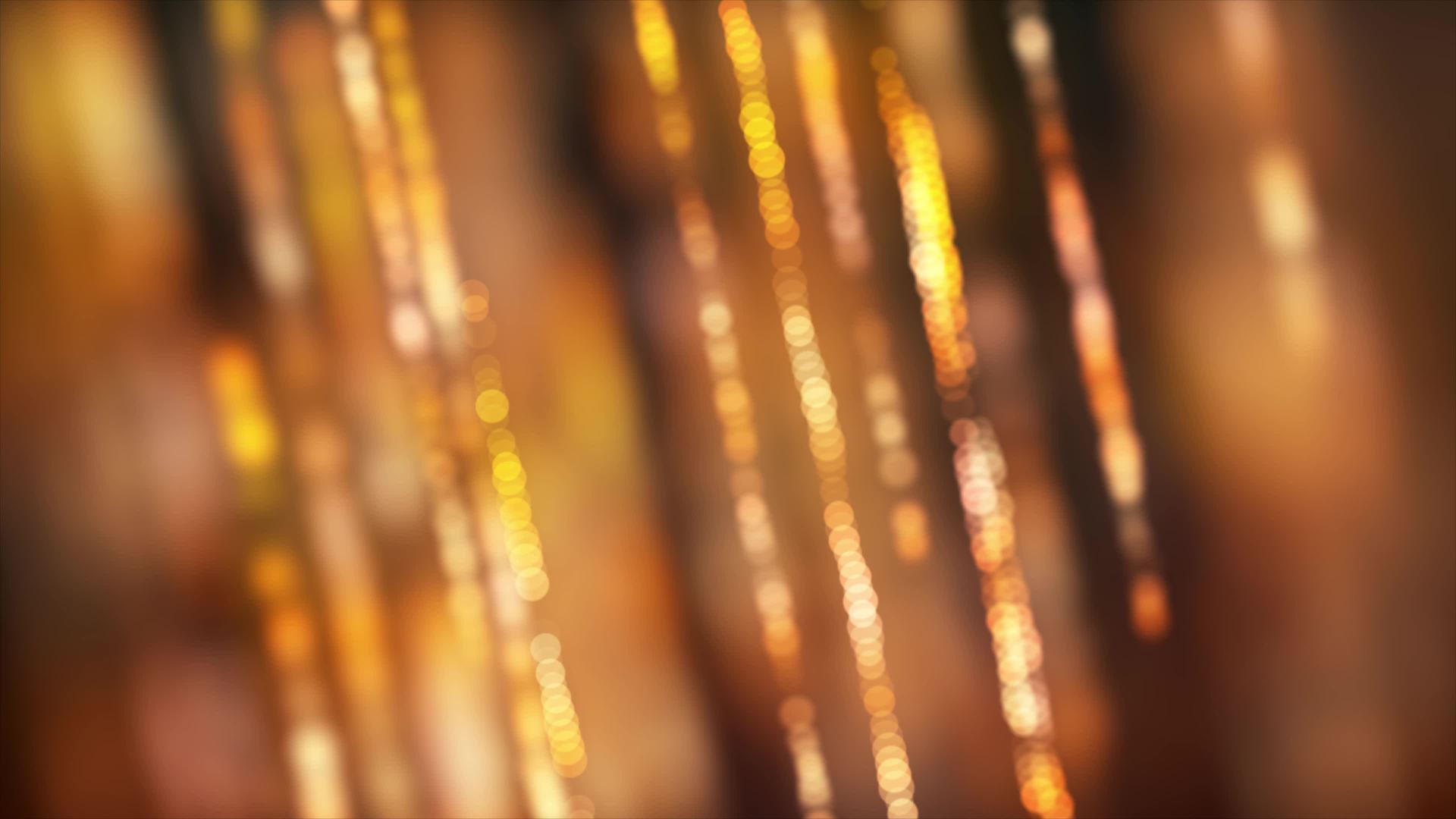 Undulating Glowing Dotted Lines With Bokeh Effect On Gold Background Free Hd Video Clips Stock Video Footage At Videezy