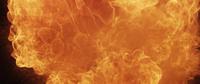 Fast-fire-explosion-with-orange-flames-in-4k