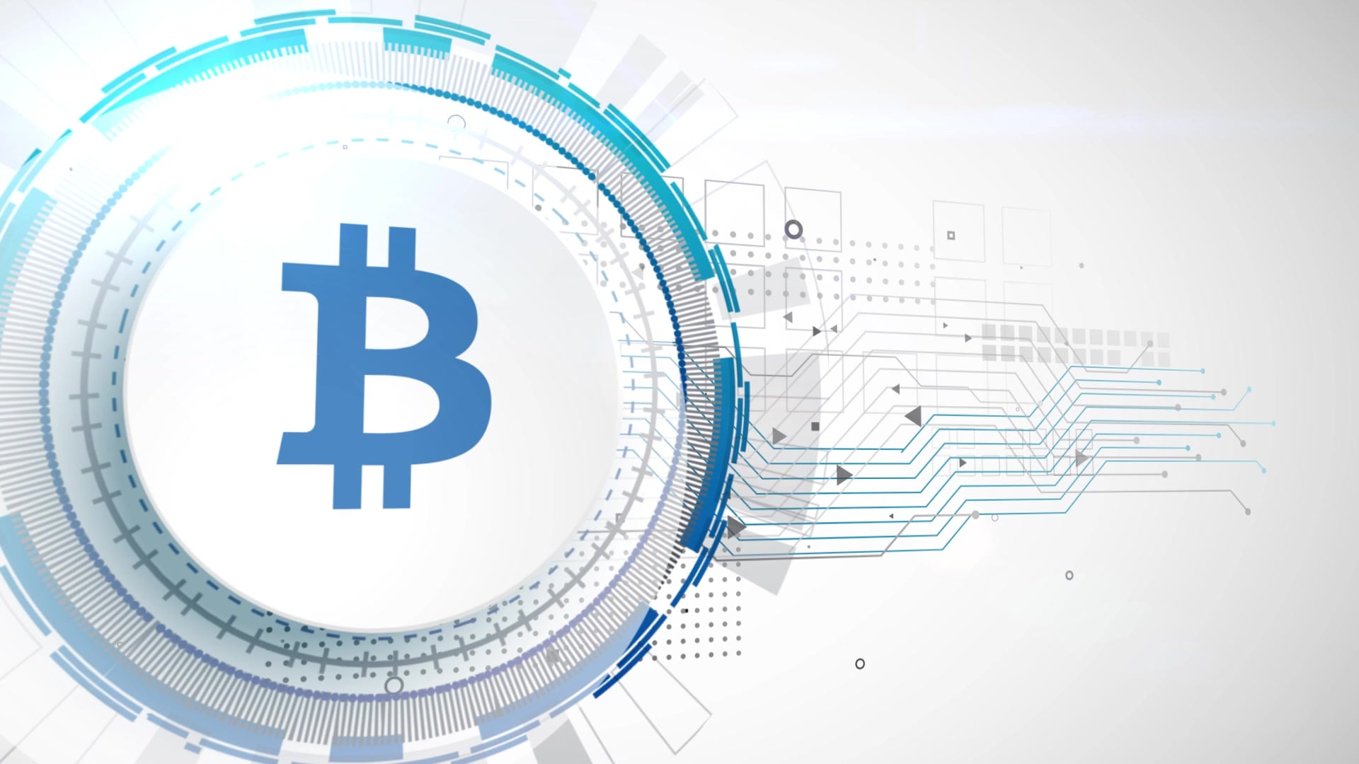 bitcoin cryptocurrency icon animation white digital elements technology  background - Free HD Video Clips & Stock Video Footage at Videezy!