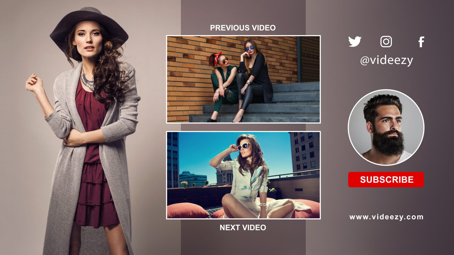 Youtube Channel End Screen Mogrt Template 12 Free Hd Video Clips Stock Video Footage At Videezy Footage from videezy is royalty free for personal and commercial use, but users are asked to credit. youtube channel end screen mogrt