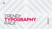 Modern Typography Titles After Effects Template 12