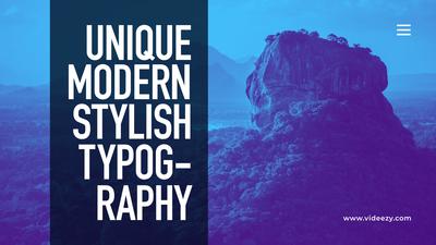 Modern Typography Titles After Effects Template 33 - Free HD Video ...