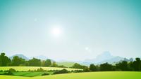 Country Landscape background Clip