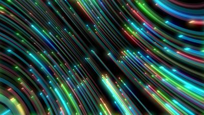 Flying colorful glowing laser neon lines loop animation - Free HD Video ...