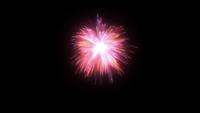 Ensemble de collection Cinq éléments d&#39;effet pyrotechnique de feu d&#39;artifice numérique