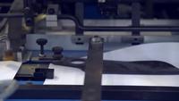 Gros plan sur la production de typographie