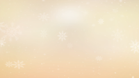 Neige blanche tombant sur fond jaune pastel