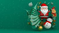 Floating Merry Christmas Display