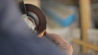 Verarbeitung von Metallschleifern